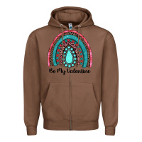 Chestnut be my valentine gemstone rainbow Zipper Hoodie - JahusDesignShop