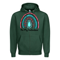 Sports Green be my valentine gemstone rainbow Zipper Hoodie - JahusDesignShop
