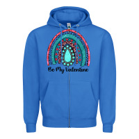 True Royal be my valentine gemstone rainbow Zipper Hoodie - JahusDesignShop