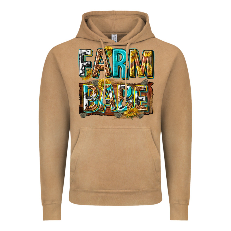 Western Farm Babe Vintage Hoodie by texasbilliewilder | Teevron