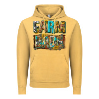 Vintage Mustard western farm babe Vintage Hoodie - texasbilliewilder