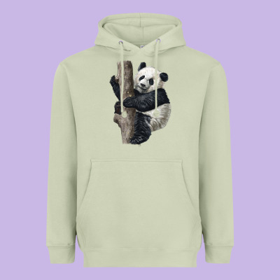 Giant Panda Heavyweight Hoodie Designed By Lillyallendesigns
