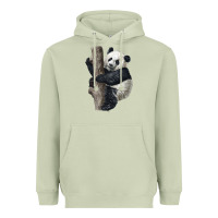Matcha Giant Panda Heavyweight Hoodie - LillyAllenDesigns