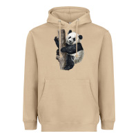 Mushroom Giant Panda Heavyweight Hoodie - LillyAllenDesigns
