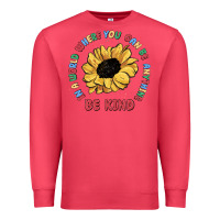 Cardinal in a world where you can be anything be kind Premium Sweatshirt - MaliasSmallBusiness