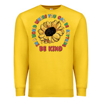 Lemon in a world where you can be anything be kind Premium Sweatshirt - MaliasSmallBusiness