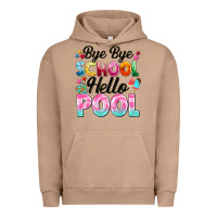Pigment Burro bye bye school hello pool Urban Hoodie - BarkalooDesign