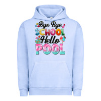 Pigment Grape Ice bye bye school hello pool Urban Hoodie - BarkalooDesign
