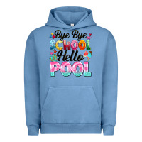 Bye Bye School Hello Pool Urban Hoodie | Teevron