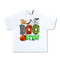 White the boo crew Urban Heavy Tee - Zillion Design Studio