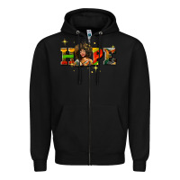 Black hope juneteenth Zipper Hoodie - AdoDesignShop