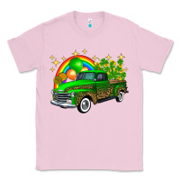 Bubblegum Pink st patricks shamrock gold rainbow balloon candy truck Classic Tee - FaDigitalArtStudio