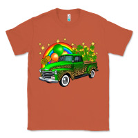 Copper st patricks shamrock gold rainbow balloon candy truck Classic Tee - FaDigitalArtStudio