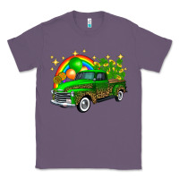 Lavender st patricks shamrock gold rainbow balloon candy truck Classic Tee - FaDigitalArtStudio