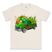 Natural st patricks shamrock gold rainbow balloon candy truck Classic Tee - FaDigitalArtStudio