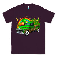 Plum st patricks shamrock gold rainbow balloon candy truck Classic Tee - FaDigitalArtStudio