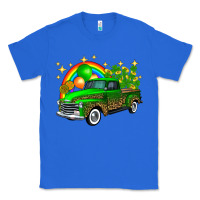 St Patricks Shamrock Gold Rainbow Balloon Candy Truck Classic Tee | Teevron