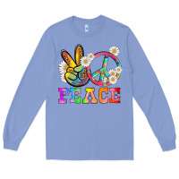 Colony Blue lgbtq peace and sembols Long Sleeve Tee - HRA Design Shop