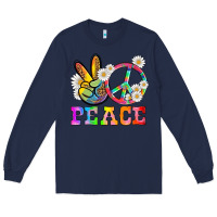 Navy lgbtq peace and sembols Long Sleeve Tee - HRA Design Shop
