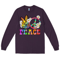 Plum lgbtq peace and sembols Long Sleeve Tee - HRA Design Shop
