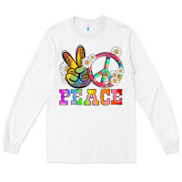 White lgbtq peace and sembols Long Sleeve Tee - HRA Design Shop
