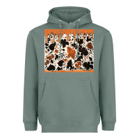 Sage cowhide dripping glitter tumbler Heavyweight Hoodie - Jasminsmagicworld