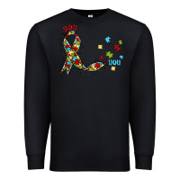 Black autism awareness Premium Sweatshirt - MaliasSmallBusiness