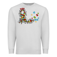 Dove Grey autism awareness Premium Sweatshirt - MaliasSmallBusiness