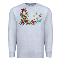 Heather Grey autism awareness Premium Sweatshirt - MaliasSmallBusiness