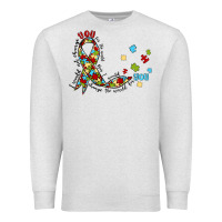 Oatmeal Heather autism awareness Premium Sweatshirt - MaliasSmallBusiness