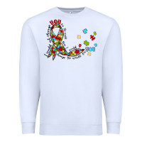 White autism awareness Premium Sweatshirt - MaliasSmallBusiness