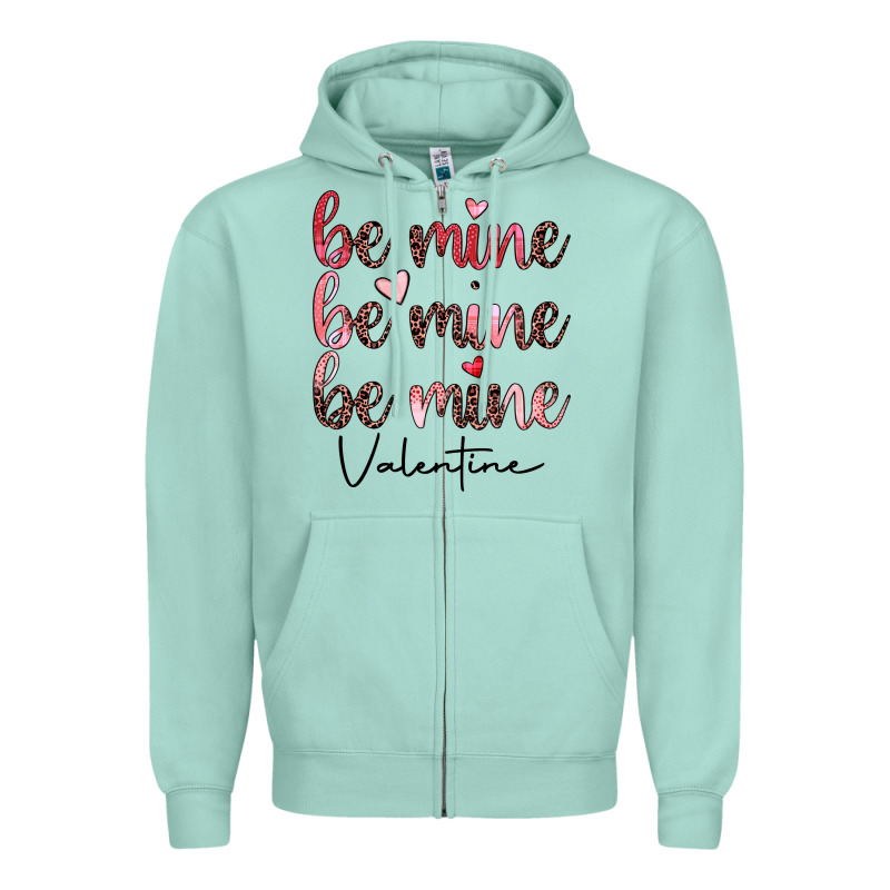 Be Mine Valentine Zipper Hoodie by JahusDesignShop | Teevron