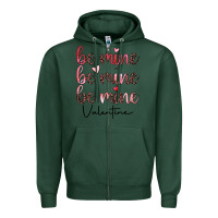 Sports Green be mine valentine Zipper Hoodie - JahusDesignShop