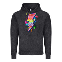 Vintage Black lightning bolt autism Vintage Hoodie - Zillion Design Studio