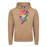 Vintage Coffee lightning bolt autism Vintage Hoodie - Zillion Design Studio