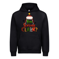 Black you serious clark christmas tree Urban Hoodie - Jasminsmagicworld