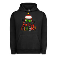 Pigment Black you serious clark christmas tree Urban Hoodie - Jasminsmagicworld