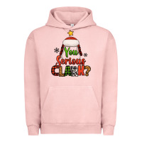 Pigment Salmon you serious clark christmas tree Urban Hoodie - Jasminsmagicworld