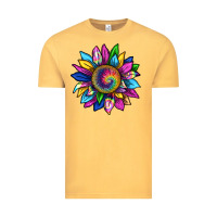 Vintage Mustard tie dye sunflower Vintage Tee - texasbilliewilder