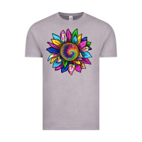 Vintage Zinc tie dye sunflower Vintage Tee - texasbilliewilder