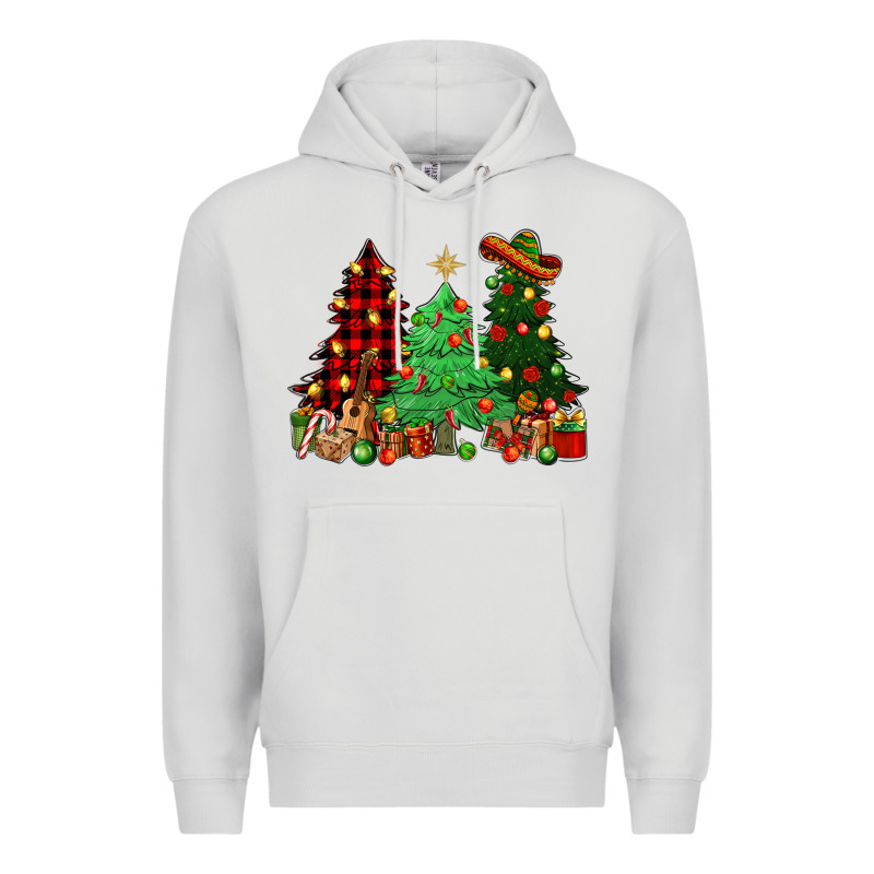Mexican Christmas Trees Premium Hoodie by NancyCooperArtShop | Teevron
