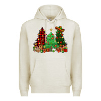Oatmeal Heather Mexican Christmas trees Premium Hoodie - NancyCooperArtShop