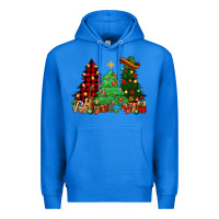 True Royal Mexican Christmas trees Premium Hoodie - NancyCooperArtShop
