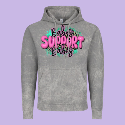 Babes Support Babes Vintage Hoodie Designed By Jahusdesignshop