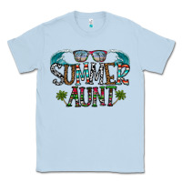 Dusty Blue summer aunt Classic Tee - CowhideDigitalArt