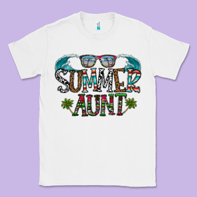 Summer Aunt Classic Tee Designed By Cowhidedigitalart