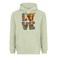Matcha love highland cow Heavyweight Hoodie - Jasminsmagicworld
