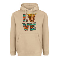 Mushroom love highland cow Heavyweight Hoodie - Jasminsmagicworld
