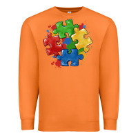 Carrot autism puzzles Premium Sweatshirt - MaliasSmallBusiness