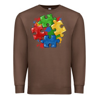 Chestnut autism puzzles Premium Sweatshirt - MaliasSmallBusiness